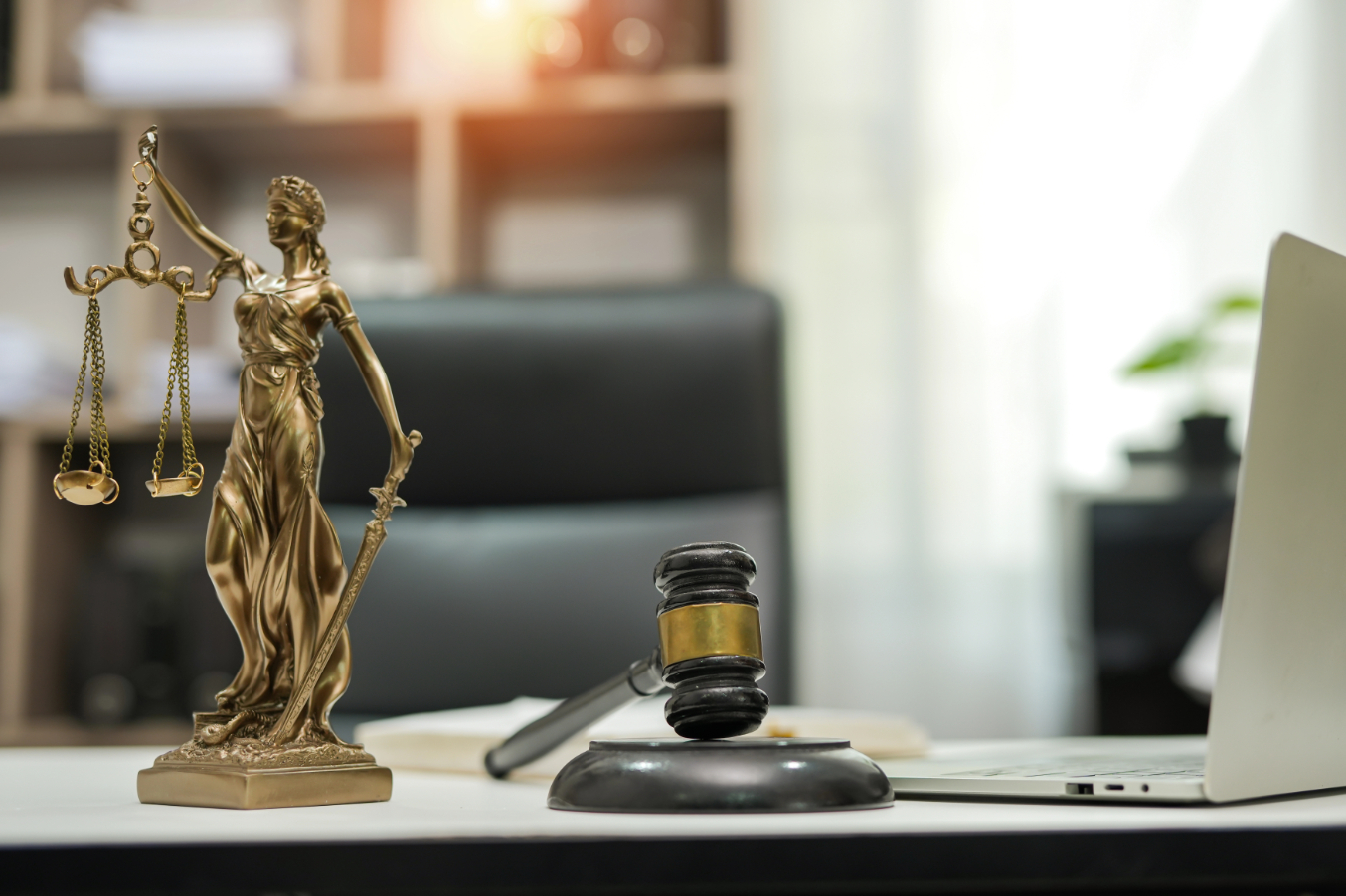 Judge Wooden Table Experienced Lawyers